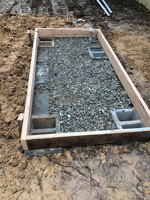 Concrete slab prep for 32 kw for my customers 7000 sq ft home in Bernardsville, we do it all from st